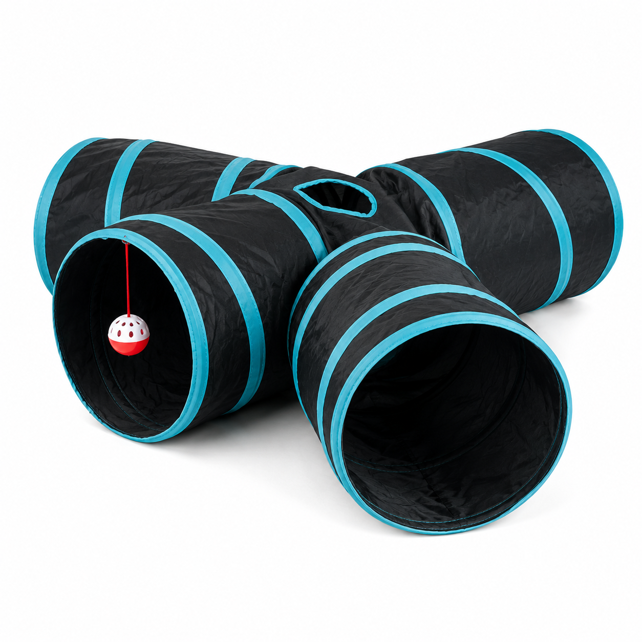 Foldable cat tunnel