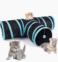 Foldable cat tunnel